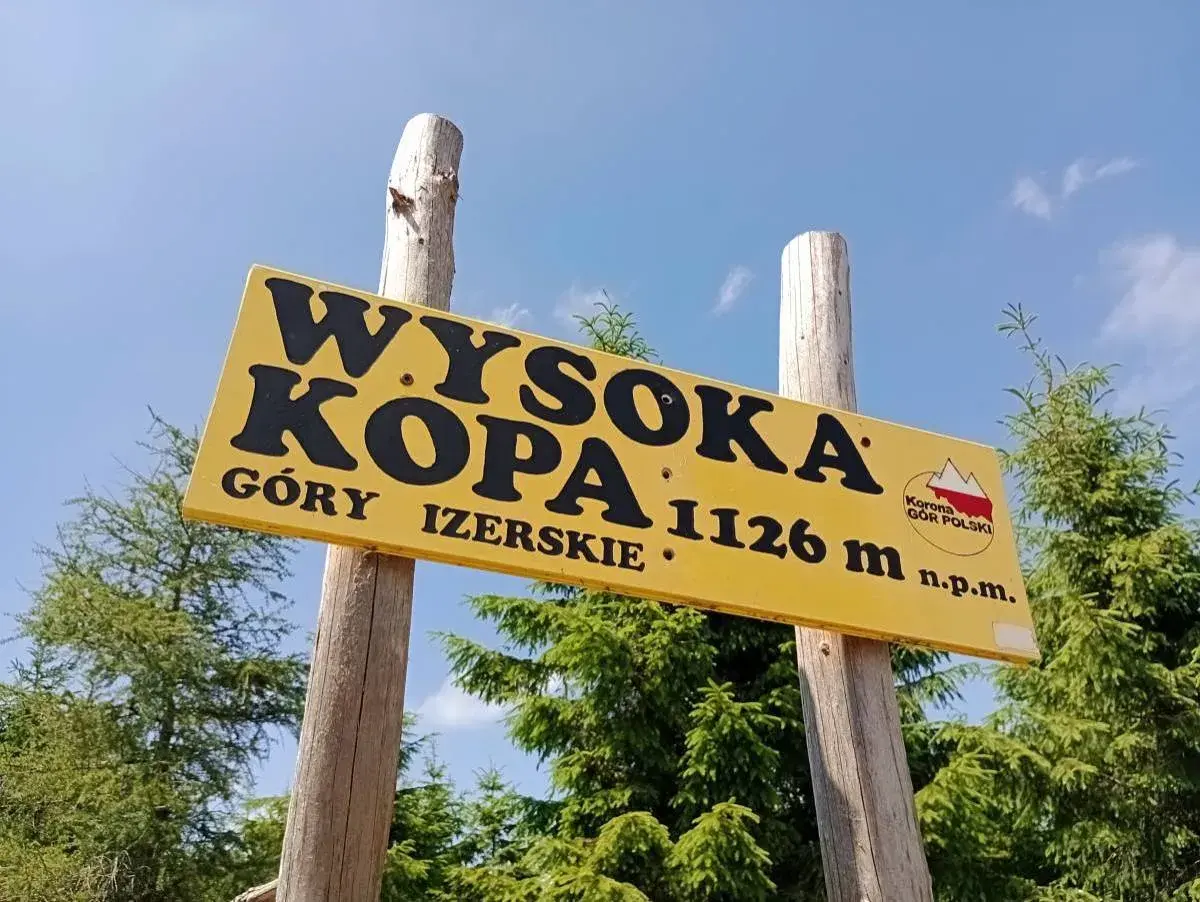 Wysoka Kopa w Górach Izerskich - trasa, parking i widoki